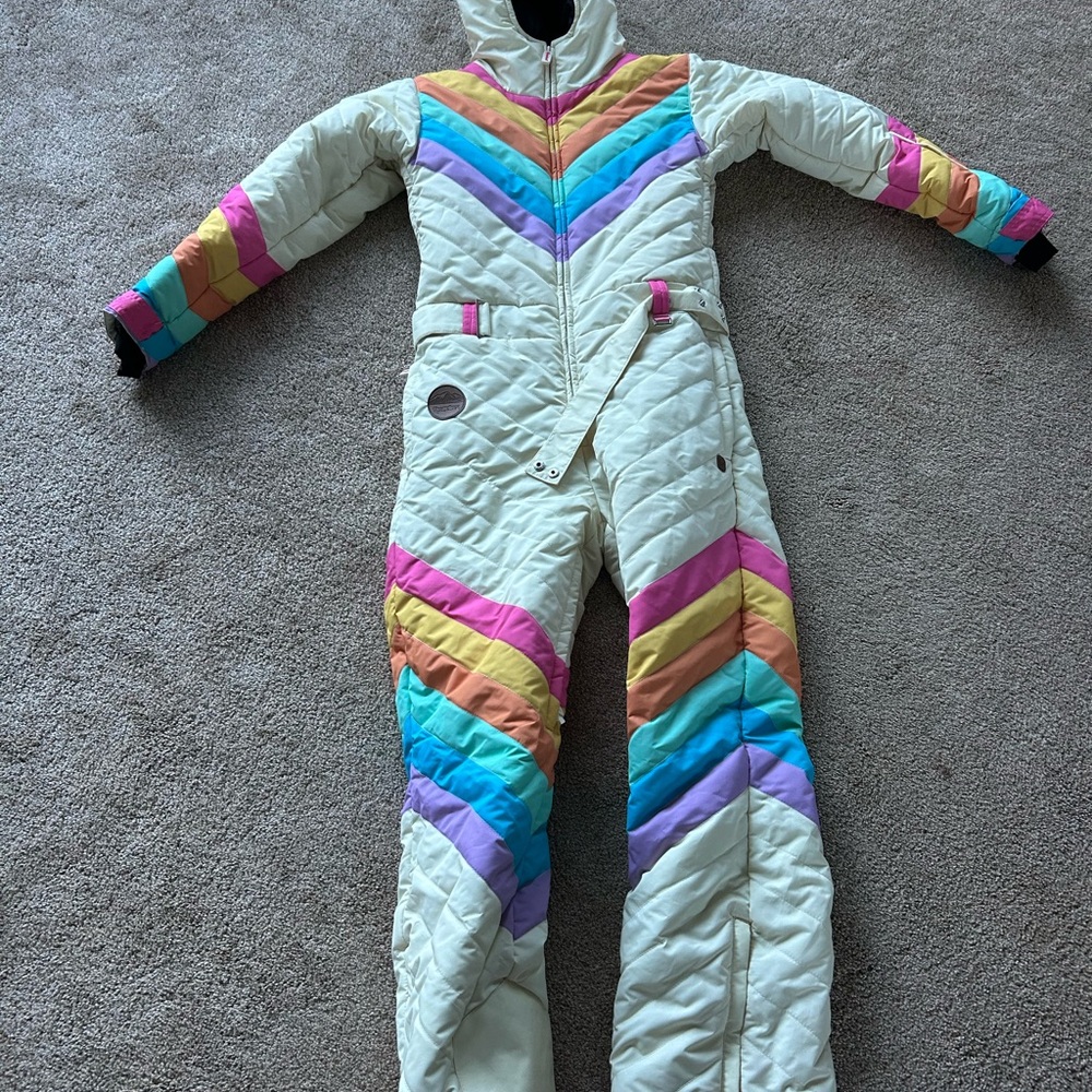 Colorful Chevron Ski Suit